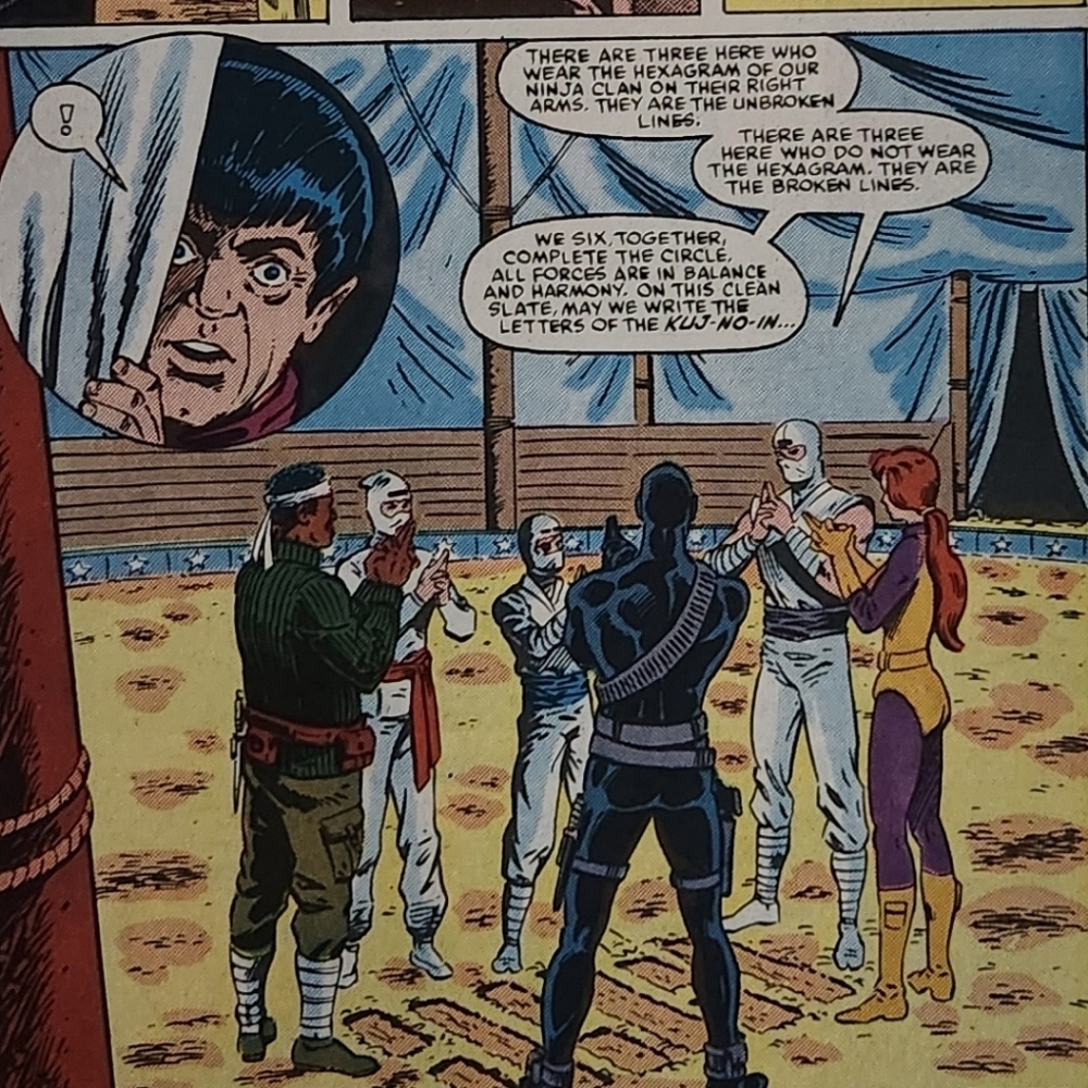 G.I. Joe A Real American Hero #66 Marvel Comics 1987 Copper Age Snake Eyes Jinx - Picture 11 of 13